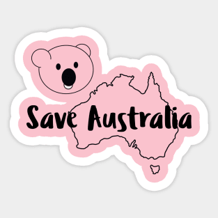 Save Australia 2 Sticker